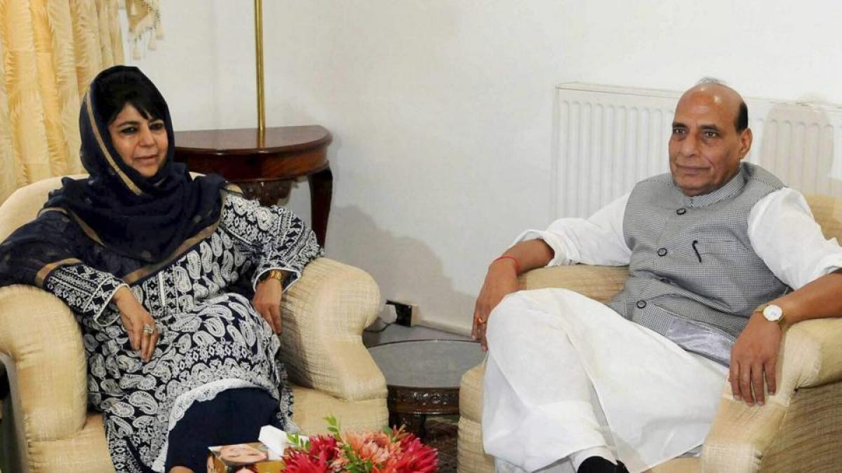 Chief Minister Mehbooba Mufti Welcomes Rajnath Singhs Positive Approach Towards Jammu And Kashmir